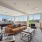 spacious and well lit clubhouse surrounded by city views