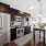 open kitchen with island table